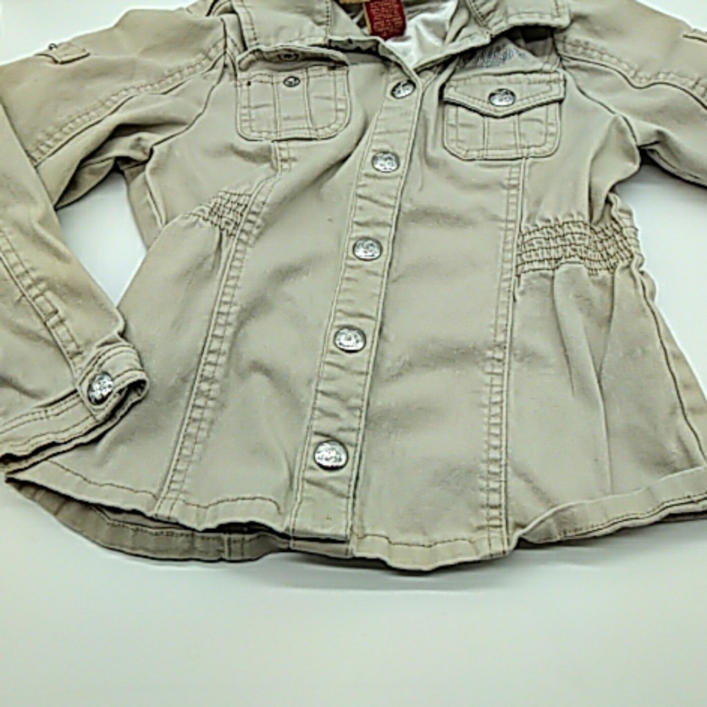 Apple Bottom Jeans baby jacket tan 10/11 XS - Picture 3 of 8